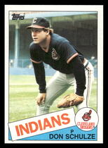 1985 Topps Base Set #93 Don Schulze