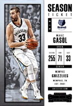2017 Panini Contenders #43 Marc Gasol