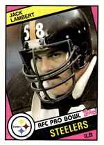 1984 Topps Base Set #167 Jack Lambert