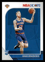 2019 Panini NBA Hoops #235 Ignas Brazdeikis