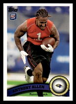 2011 Topps Base Set #82 Anthony Allen