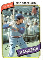 1980 Topps Base Set #441 Eric Soderholm
