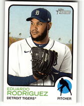 2022 Topps Heritage High Number #721 Eduardo Rodriguez