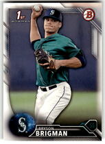 2016 Bowman Draft Picks and Prospects #BD-105 Bryson Brigman