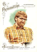 2014 Topps Allen & Ginter #271 Chuck Klosterman