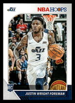 2019 Panini NBA Hoops #256 Justin Wright-Foreman