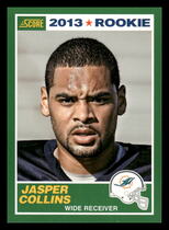 2013 Score Base Set #372 Jasper Collins