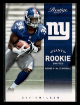 2012 Panini Prestige #244 David Wilson