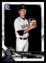 2018 Bowman Chrome Prospects #BCP109 Sam Howard