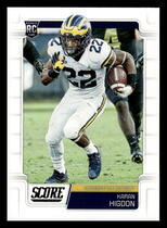 2019 Score Base Set #341 Karan Higdon