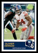 2019 Score Base Set #181 Olivier Vernon