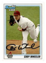 2010 Bowman Draft Prospects #BDPP35 Cody Wheeler