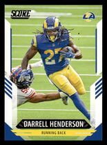 2021 Score Base Set #252 Darrell Henderson