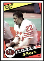 1984 Topps Base Set #356 Dwight Hicks