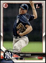 2018 Bowman Prospects #BP102 Matt Sauer