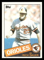 1985 Topps Base Set #494 Rich Dauer