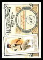 2012 Topps Allen and Ginter Whats in a Name #WIN34 Clayton Edward Kershaw