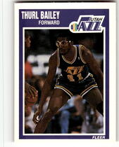 1989 Fleer Base Set #151 Thurl Bailey