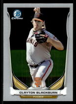 2014 Bowman Chrome Draft Top Prospects #CTP-83 Clayton Blackburn