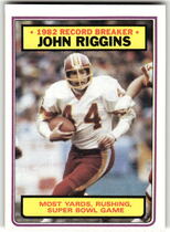 1983 Topps Base Set #8 John Riggins