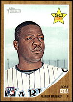 2011 Topps Heritage #266 Jose Ceda