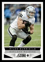 2013 Score Base Set #157 Miles Burris