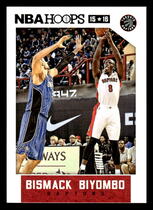 2015 Panini NBA Hoops #225 Bismack Biyombo