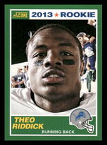 2013 Score Base Set #430 Theo Riddick