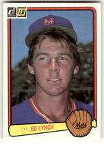 1983 Donruss Base Set #308 Ed Lynch