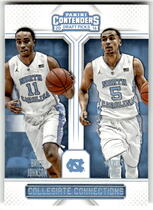 2016 Panini Contenders Draft Picks Collegiate Connections #13 Brice Johnson|Marcus Paige