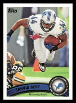 2011 Topps Base Set #189 Jahvid Best