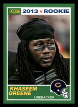 2013 Score Base Set #390 Khaseem Greene