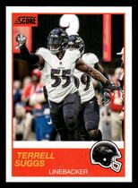 2019 Score Base Set #84 Terrell Suggs