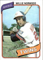 1980 Topps Base Set #432 Willie Norwood