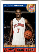 2013 Panini Hoops #236 Brandon Jennings