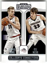 2016 Panini Contenders Draft Picks Collegiate Connections #16 Domantas Sabonis|Kyle Wiltjer