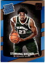 2017 Donruss Base Set #165 Sterling Brown