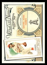 2012 Topps Allen and Ginter Whats in a Name #WIN86 Daniel John Haren