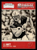 2016 Panini Contenders Draft Picks Old School Colors #11 J.J. Watt