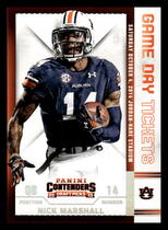 2015 Panini Contenders Draft Picks Game Day Tickets #51 Nick Marshall