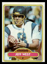 1980 Topps Base Set #439 Jeff West