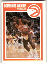 1989 Fleer Base Set #7 Dominique Wilkins