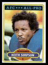 1980 Topps Base Set #355 Keith Simpson