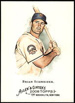 2008 Topps Allen & Ginter #106 Brian Schneider