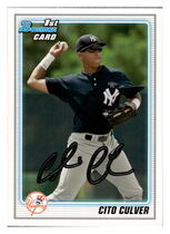 2010 Bowman Draft Prospects #BDPP73 Cito Culver