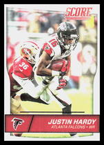 2016 Score Base Set #17 Justin Hardy