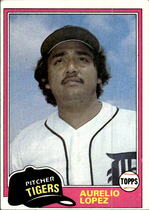 1981 Topps Base Set #291 Aurelio Lopez