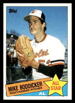 1985 Topps Base Set #709 Mike Boddicker