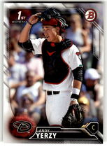 2016 Bowman Draft Picks and Prospects #BD-87 Andy Yerzy