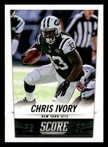 2014 Score Base Set #153 Chris Ivory